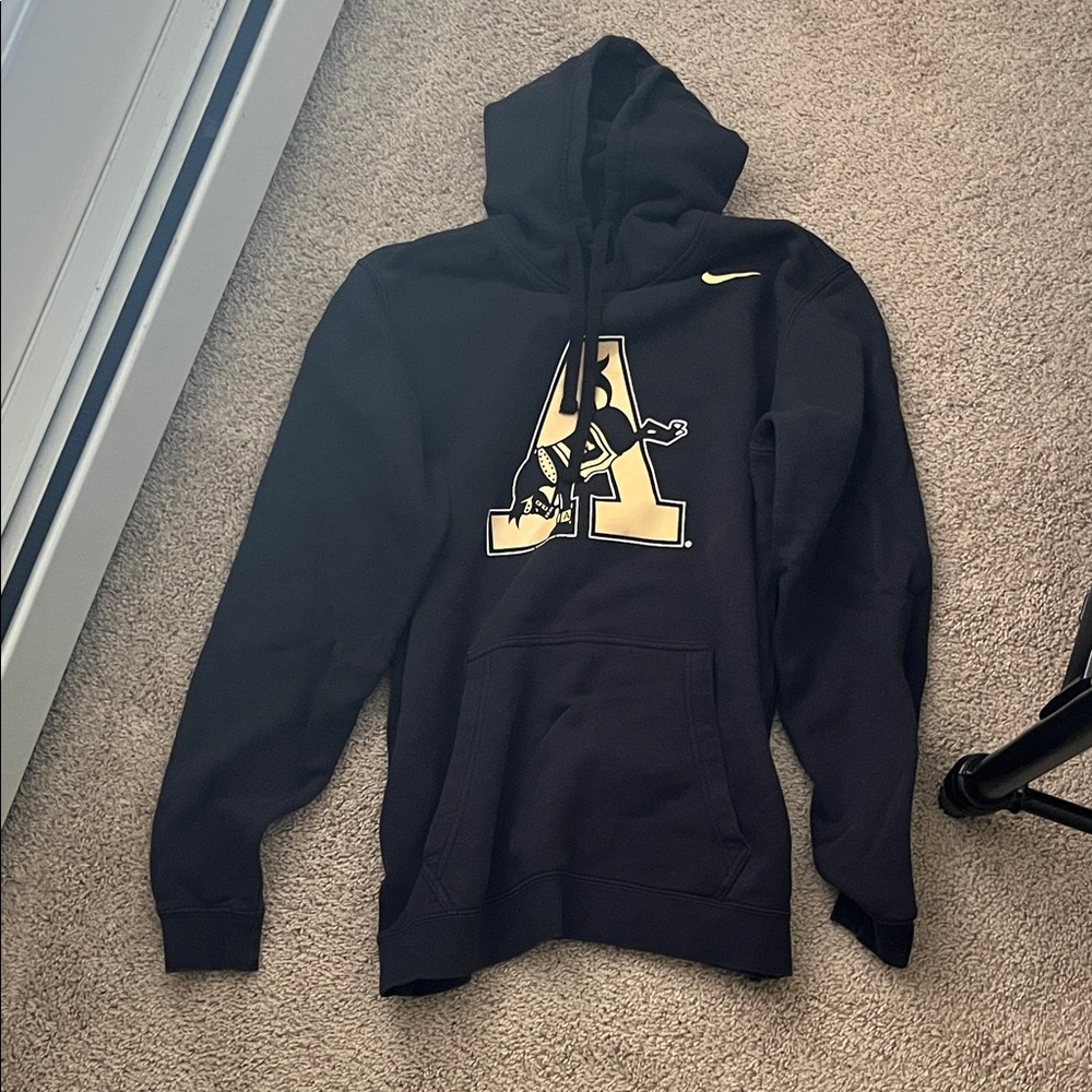 Army West Point Nike Black Hoodie with Gold medium